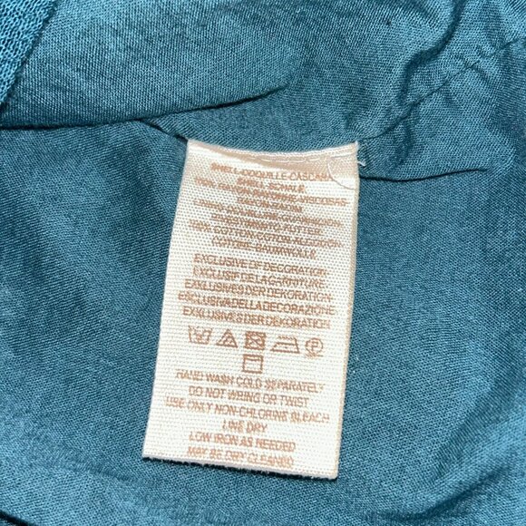 Free People Sweet Tennessee Embroidered Mini Dress size XS Teal - Picture 8 of 10